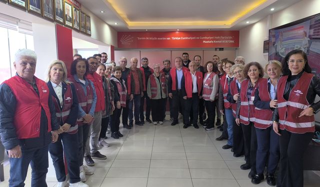 CHP, Aydın’ın 17 ilçesinde sahada
