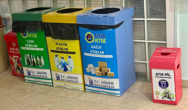 Didim’de Atık Piller geri dönüşüme kazandırılıyor