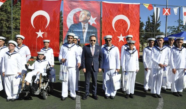 Didim'de Engelliler için temsili askerlik töreni yapıldı