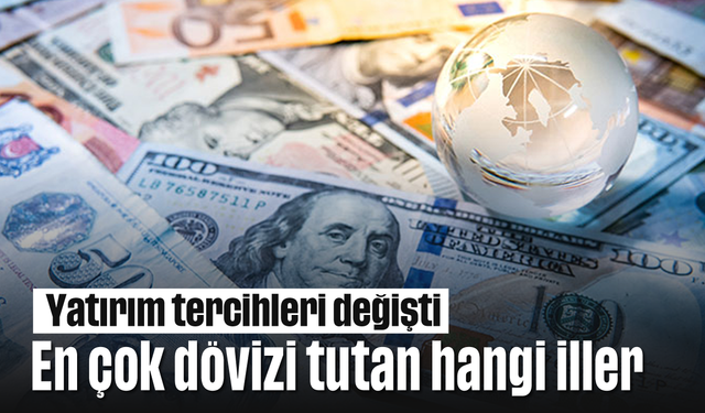 Yatırım tercihleri değişti: En çok dövizi tutan hangi iller