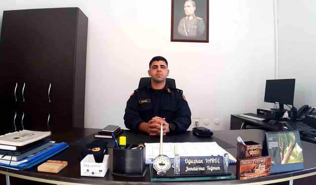 Genç üsteğmen kalbine yenik düştü