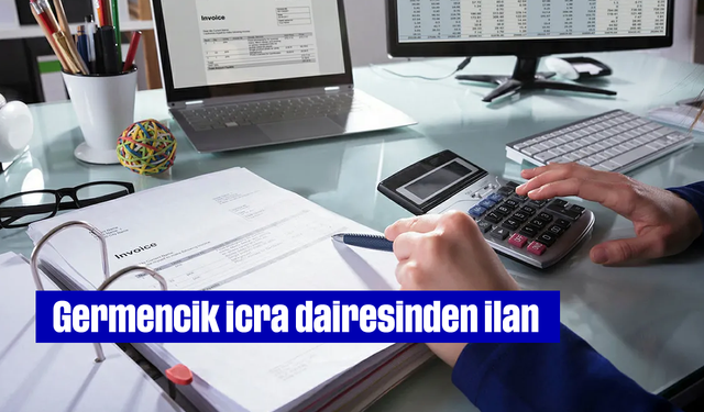Germencik icra dairesinden ilan