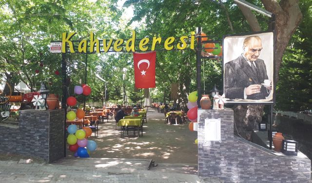 Kahvederesi Aile Çay bahçesinde sezon açıldı