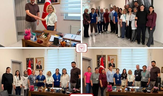 Karacasu İlçe Devlet Hastanesi’nde bayramlaşma programı düzenlendi