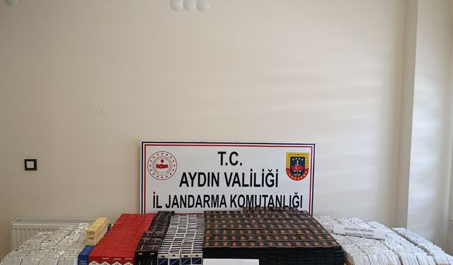 Koçarlı’da kaçak sigara operasyonu: Araçtan yüzlerce paket sigara çıktı