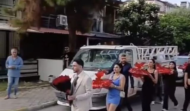 Kuşadalı Volkan geleneklerin ışığında Açelya'sına kavuştu