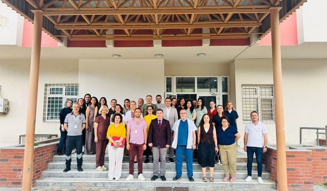 Söke Devlet Hastanesi’nde bayramlaşma programı düzenlendi