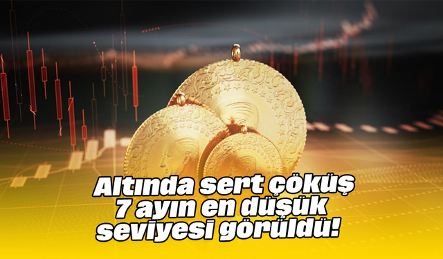 Altında sert çöküş: 7 ayın en düşük seviyesi görüldü!