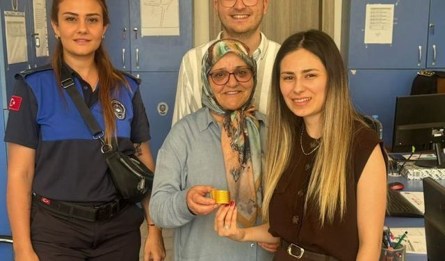 Koçarlı’da örnek davranış: Bulduğu 500 bin liralık altını sahibine ulaştırdı
