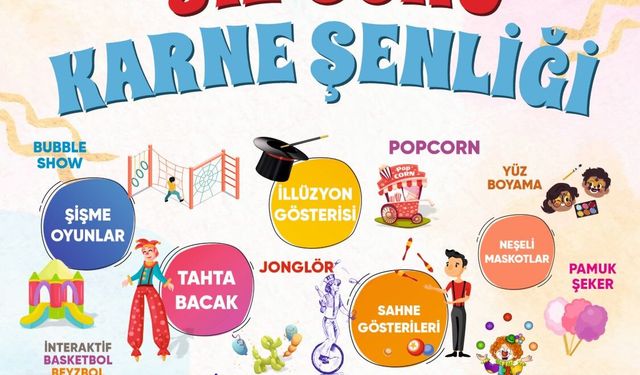 Aydın’da yıl sonu karne şenliği başlıyor