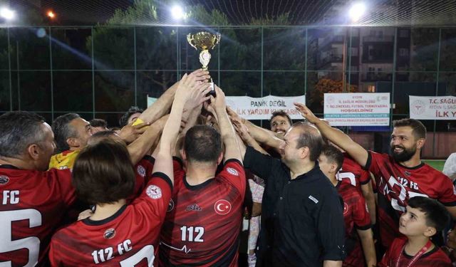 Aydın’da sağlık çalışanlarının futbol heyecanı sona erdi