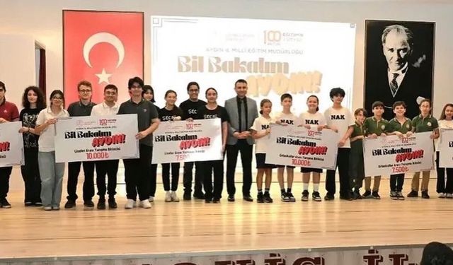 Aydın Fen Lisesi il birincisi oldu