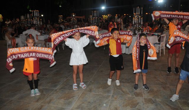 Aydın’da Galatasaray’ın şampiyonluğu kutlandı