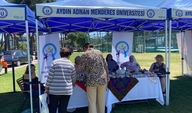 Aydın’da kadınların  emeği tezgahlara yansıdı