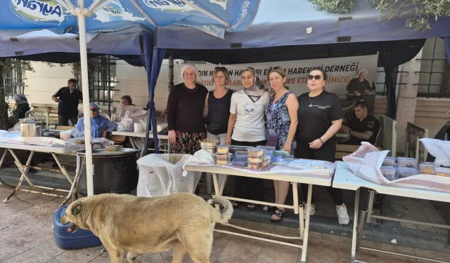 Aydın'da sokak hayvanları için kermes düzenlediler