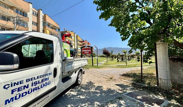 Çine Belediyesi, halk sağlığı için sahada