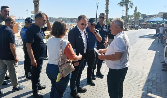 Didim'de protokolden sıkı tütün denetimi: Kaymakam Çoban sahaya indi