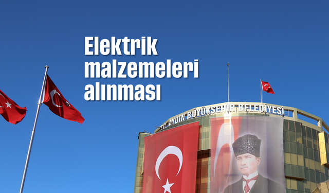 Elektrik malzemeleri alınması