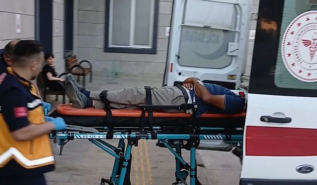 Karacasu'da polisten kaçan şahıs hastanelik oldu