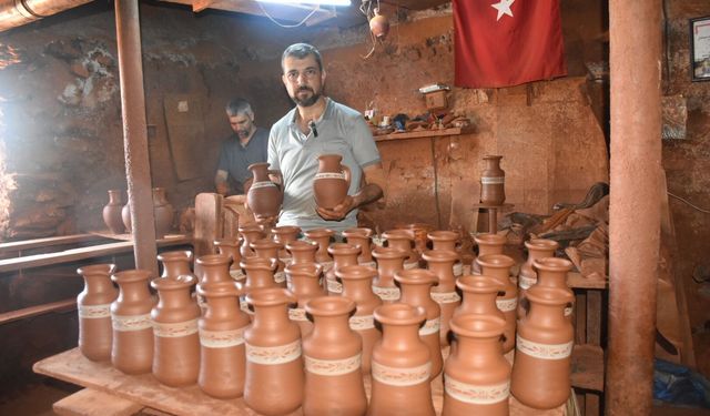 Karacasu'da üretilen sürahiler Amerika yolcusu