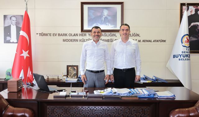 Arıcı, Büyükşehir Belediye Başkanı Çavuşoğlu ile görüştü