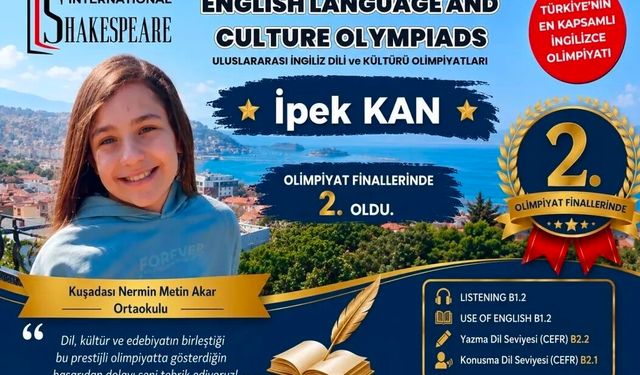 Kuşadalı 'İpek Kan' Amerika'da gururumuz oldu