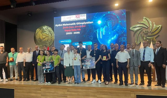 Nazilli matematikte zirvede: Ödüller sahibini buldu