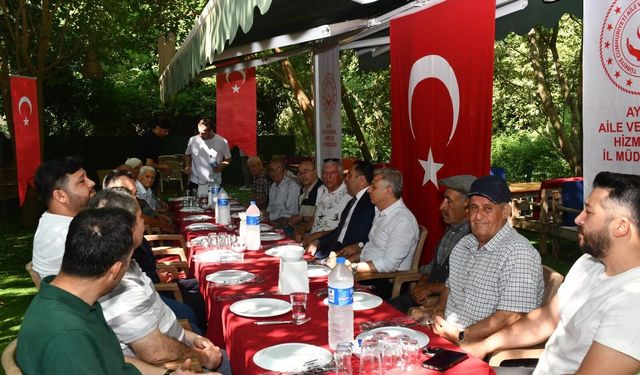 Aydın'da şehit babaları aynı sofrada buluştular