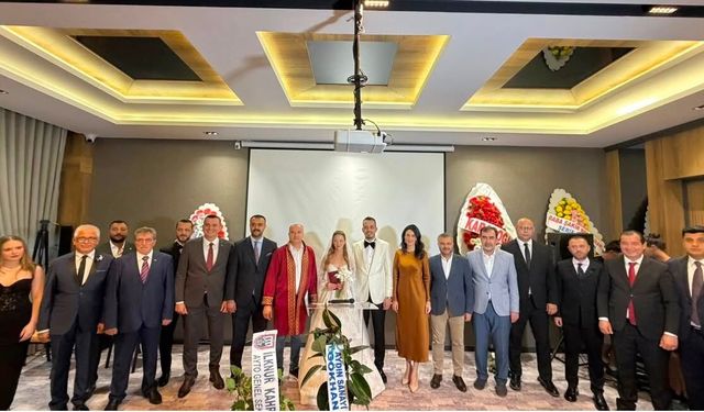 Siyaset ve iş dünyası bu düğünde buluştu: Görgülü ve Tığ ailelerinin mutlu günü
