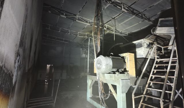 Nazilli'deki fabrikada yangın paniği