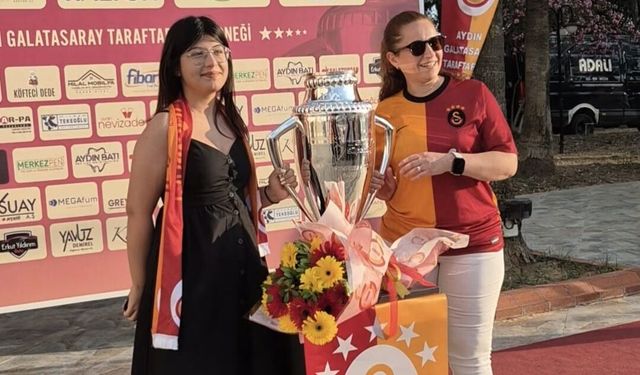 Galatasaray'ın şampiyonluk kupası Aydın'da