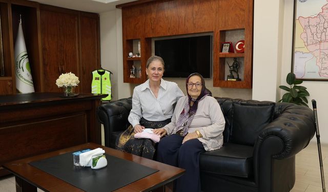 Nazilli’de onurlandıran buluşma: Şehit annesi Kaymakam Kan’ı ziyaret etti