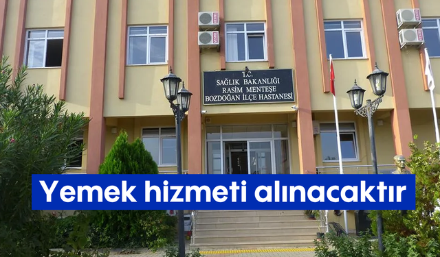Yemek hizmeti alınacaktır