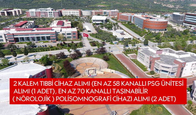 2 kalem tıbbi cihaz alımı