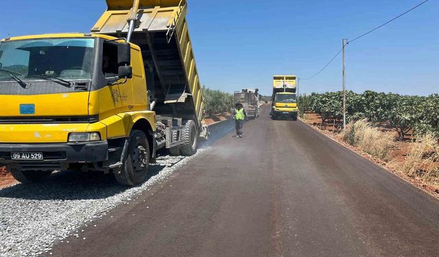Aydın’ın dört bir yanında yol çalışmaları sürüyor