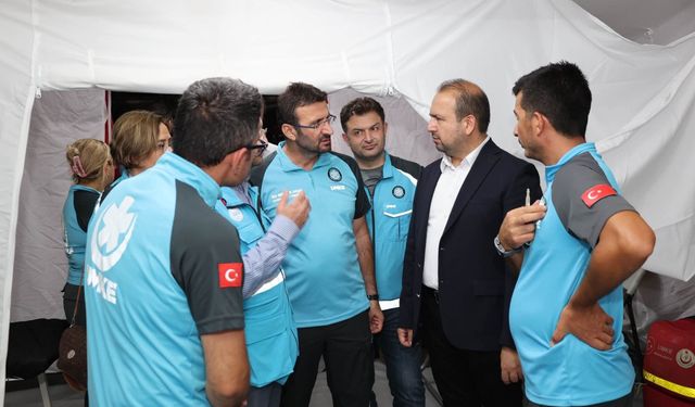 Aydın’da sağlık ekipleri gece boyu görev başındaydı