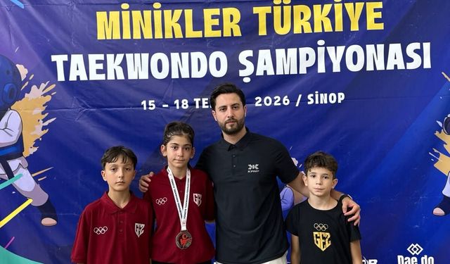 Nazillili Ecrin'den Türkiye ikinciliği
