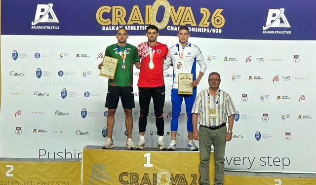 Balkan Şampiyonu oldu, aynı gün iki kez Türkiye rekoru kırdı