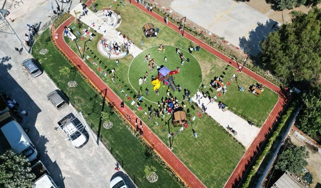Başkan Arıkan’ın söz verdiği Akçakonak’taki park projesi tamamlandı