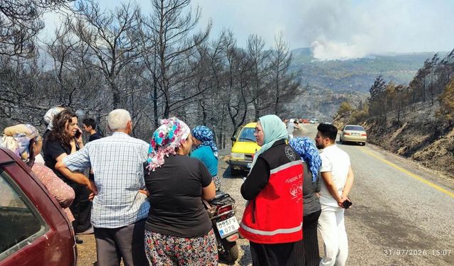 Çine’de yangın mağdurlarına destek eli
