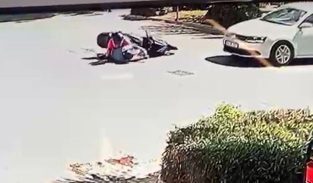 Vicdansızlık kameraya yansıdı: kazayı izleyip olay yerinden kaçtı
