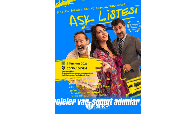 Yenilenen DİGEM sahnesi "Aşk Listesi" ile açılıyor