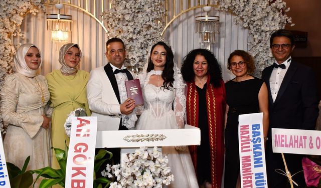 Hukuk camiası bu düğünde buluştu - Avukat Umut Nepton, Meleğine kavuştu