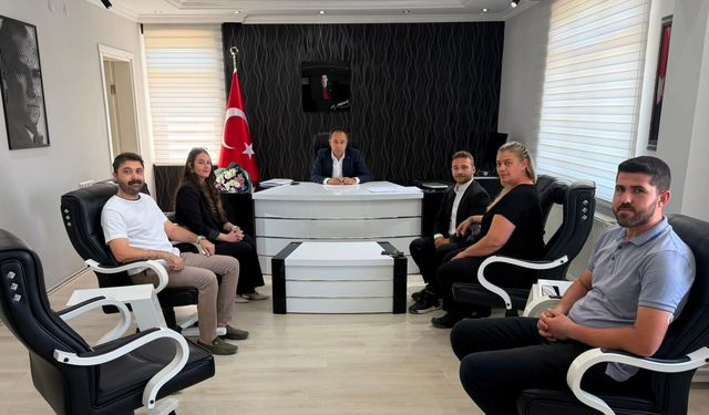İMO’dan Kaymakam Çoban’a ziyaret