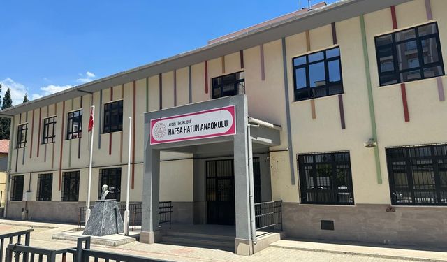 İncirliova’da yeni yapılan okula, yoğun ilgi