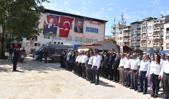 Karacasu’da 15 Temmuz’da dikkat çeken detay