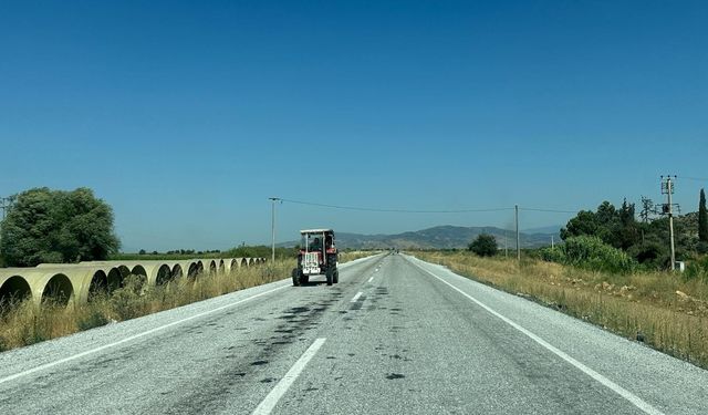 Koçarlı’da virajsız yol ilgi gördü