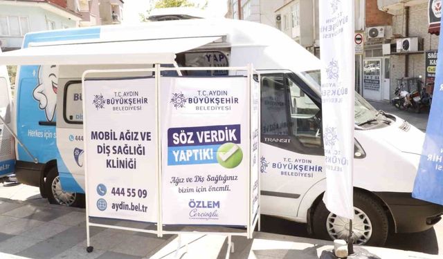 Mobil diş klinikleri Germencik ve Koçarlı’da vatandaşlarla buluştu