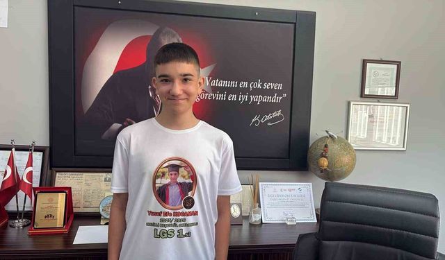 Nazilli'den LGS birincisi çıktı