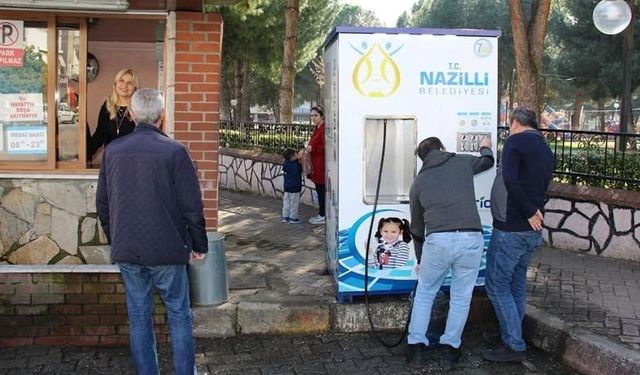 Nazilli rahatladı : İyi su yeniden devreye girdi